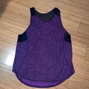 Lululemon Tank Top with Mesh Detail - Size 12